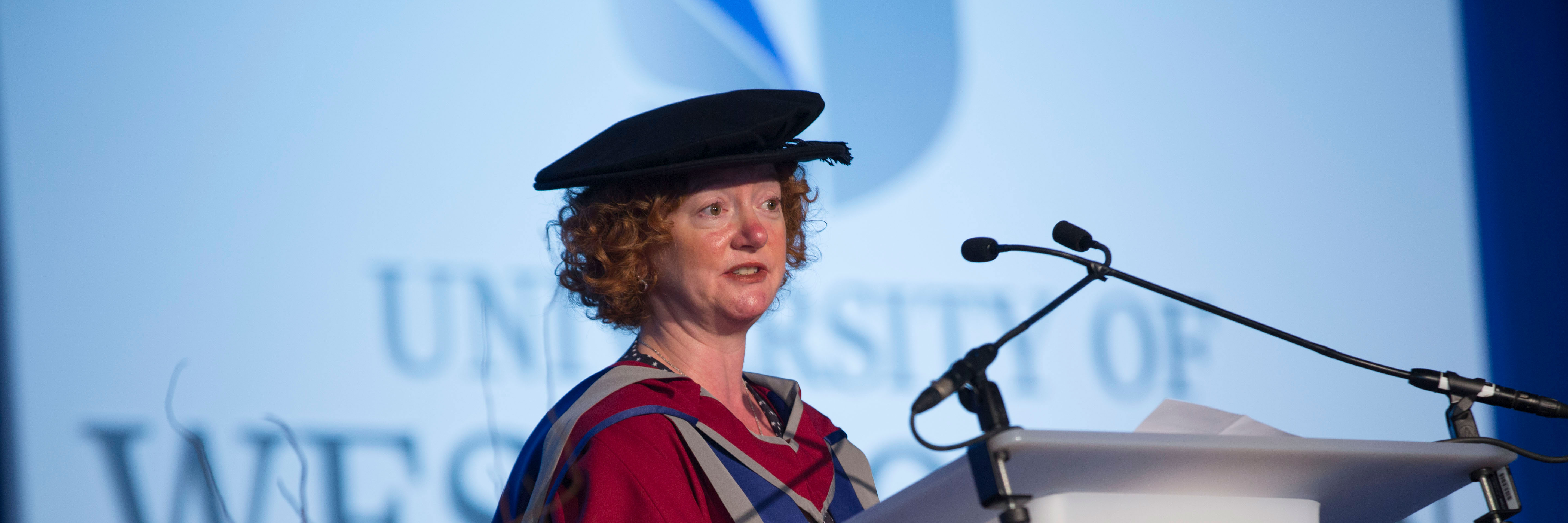 Ms Justine Stephenson at Graduation